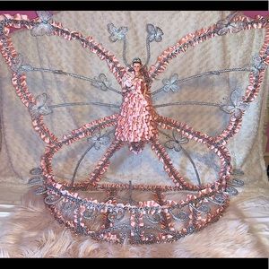 Butterfly Quinceañera/ Sweet 16 Toasting Set w/ 16 flutes